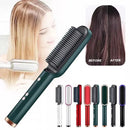 Escova Alisadora e Modeladora Elétrica 5 em 1 Bivolt Profissional